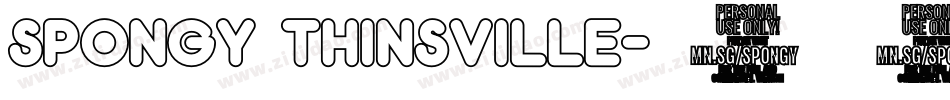 Spongy Thinsville字体转换
